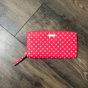 Kate Spade polka dot wallet